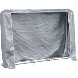 vidaXL stojalo za drva z dežnim pokrovom 200x25x150 cm pocinkano jeklo | Shoptok.si
