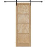 Klizna vrata Prirodna i crna 73 5 x 211 cm Masivna borovina - Prirodna i crna 73 5 x 211 cm 183 cm | shoptok.hr