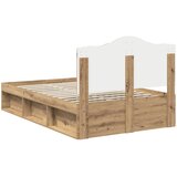  Krevetna konstrukcija Umjetnička hrastovina 135 x 190 cm | shoptok.hr