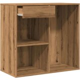 vidaXL Kozmetična omarica artisan hrast 80x40x75 cm inženirski les | Shoptok.si