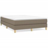 Maison Chic Posteljni okvir - Dvoposteljna postelja - Zakonska postelja brez vzmetnice taupe 140x190 cm blago-J12637, (21766376) Cene