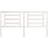  Uzglavlje za krevet bijelo 186 x 4 x 100 cm od masivne borovine | shoptok.hr