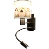Brilagi LED fleksibilna lampa BOBO 1xE27/25W/230V + LED/3W mat hrom/bela/ružičasta/vile | Eponuda.com