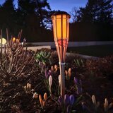  LED solarna lampa BAMBOO LED/1,2V 150 mAh 1800K 56 cm IP44 bež | Eponuda.com