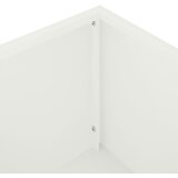  Vrtna saksija 2 kom. Bijela 100 x 20 x 49 cm Čelična vrata | shoptok.hr