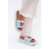 Boto Women's Foam Slippers With Bear Blue Lalon | shoptok.hr