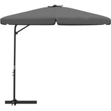 vidaXL Zunanji senčnik z jeklenim drogom 300x250 cm antraciten | Shoptok.si