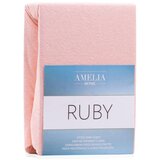 AmeliaHome Plahta s gumom 100-120x200 cm, puderasto roza | shoptok.hr
