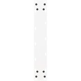  Noge za blagovaonski stol U-oblik 2 kom Bijele 50 x (72-73) cm Čelik | shoptok.hr