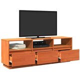 TV ormarić voštano smeđi 140 x 37 x 50 cm od masivne borovine | shoptok.hr