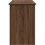 vidaXL Pisalna miza rjavi hrast 102x50x75 cm inženirski les | Shoptok.si