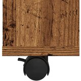 vidaXL Ormarić s kotačima boja staro drvo 60x53x72cm konstruirano drvo | shoptok.hr