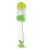 BabyOno Silikonska četka za bočicu i sisač, roza | shoptok.hr