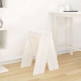  Stolci 2 kom bijeli 40x40x60 cm od masivne borovine | shoptok.hr