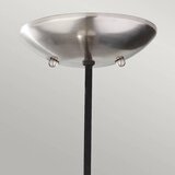 Elstead Lighting Feiss FE-BESO-P-S-BS - Luster na sajli BESO 1xE27/60W/230V matni hrom/crna | Eponuda.com