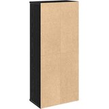  Kupaonski ormarić s držačem za role crni 39x22x90 cm | shoptok.hr