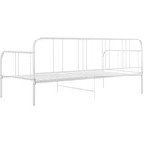  Okvir za krevet na razvlačenje bijeli metalni 90 x 200 cm | shoptok.hr