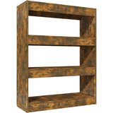 Maison Chic Knjižna omara - Knjižni regal dim. hrast 80x30x103 cm konstruiran les, (21725004) Cene
