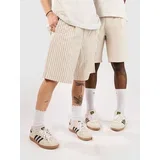 SDALANN STRIPE Kratke hlace oatmeal
