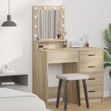 vidaXL Sonoma hrast MDF, Ogledala 50 x 41 x 135 cm Cijene