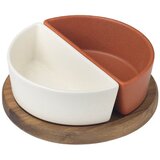 Evviva Set servirne skledice Stone 18xh6cm / 3 kos / keramika, les, (5000198936) | Shoptok.si