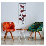 Asir zidna dekoracija metalna vinske čaše 32x90 cm Cene