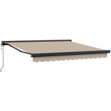 Nadstrešnica Bež 300 x 250 cm Poliester i aluminij | shoptok.hr