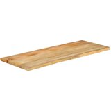 Stolna ploča 140x60x2,5cm od masivnog drva manga sa živim rubom | shoptok.hr