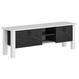 Hanah home rose - marble whiteblack tv stand Cene