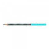 Grafitna olovka Faber Castel Grip B Two Tone 517012 crno-tirkiz  Grafitna olovka Faber Castel Grip B Two Tone 517012 crno-tirkiz Slike