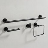 REA Bath Set kopalniških dodatkov GRID Black 4 deli | Shoptok.si