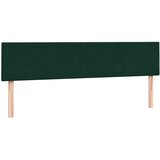 Krevet s oprugama s madracima tamno zeleni 180x220 cm baršun | shoptok.hr