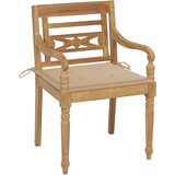 The Living Store Batavia stoli z blazinami 6 kosov trdna tikovina - Batavia Stol, (21494357) | Shoptok.si