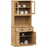  Visoka komoda VIGO 78 x 40 x 175 cm od masivne borovine | shoptok.hr