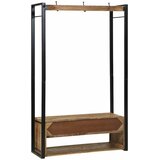  Stalak za odjeću Smeđa 110 x 40 x 179 cm Čvrsto drvo manga | shoptok.hr