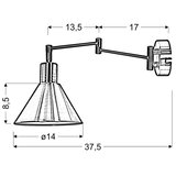  Zidna lampica COPENHAGEN 1xE14/40W/230V | Eponuda.com