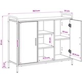  Kreveta Staro drvo 97 x 33 x 81 cm Konstruirano drvo Slike