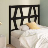  Uzglavlje za krevet crno 96 x 4 x 100 cm od masivne borovine | shoptok.hr
