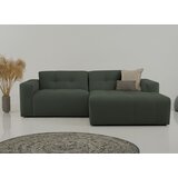 Scandic Temno zelena kotna sedežna garnitura (desni kot) Maxel – | Shoptok.si