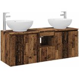  Set ormarića za kupaonicu 3 kom. Staro drvo 49,5 x 44,5 x 65 cm | shoptok.hr