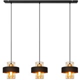  Luster na sajli VOLTA 3xE27/15W/230V crna/roze zlato | Eponuda.com