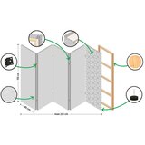 Artgeist PARAVAN 135/172/3 cm temno zelena, metino zelena | Shoptok.si