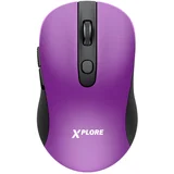 XP1226 vijolična brezžična miška, (684870)