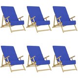  Ručnici za plažu 6 kom plavi 60 x 135 cm od tkanine 400 GSM | shoptok.hr