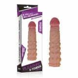 Lovetoy Pleasure X Tender Penis Sleeve LV1054 Add 2" Flesh