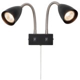 Markslöjd 108901 - Zidna spot svetiljka CIRO 2xGU10/7W/230V crna Cene