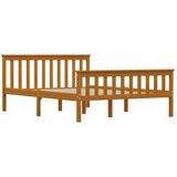 Furnova Posteljni okvir medeno rjav iz trdne borovine 140x200 cm, (21936026) | Shoptok.si