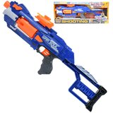 Magic Toys Soft Bullet Gun: Elektronsko orožje za spužvaste naboje z vrtljivim nabojnikom in naboji 55 cm | Shoptok.si