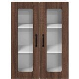  Zidni kuhinjski ormarić s policom Smeđi hrast 60 x 31 x 80 cm | shoptok.hr