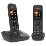 Gigaset C575A Duo Analog /DECT telephone Caller ID Black | shoptok.hr